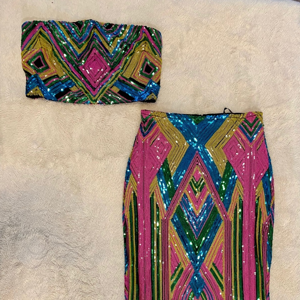 Colorful Skirt Set